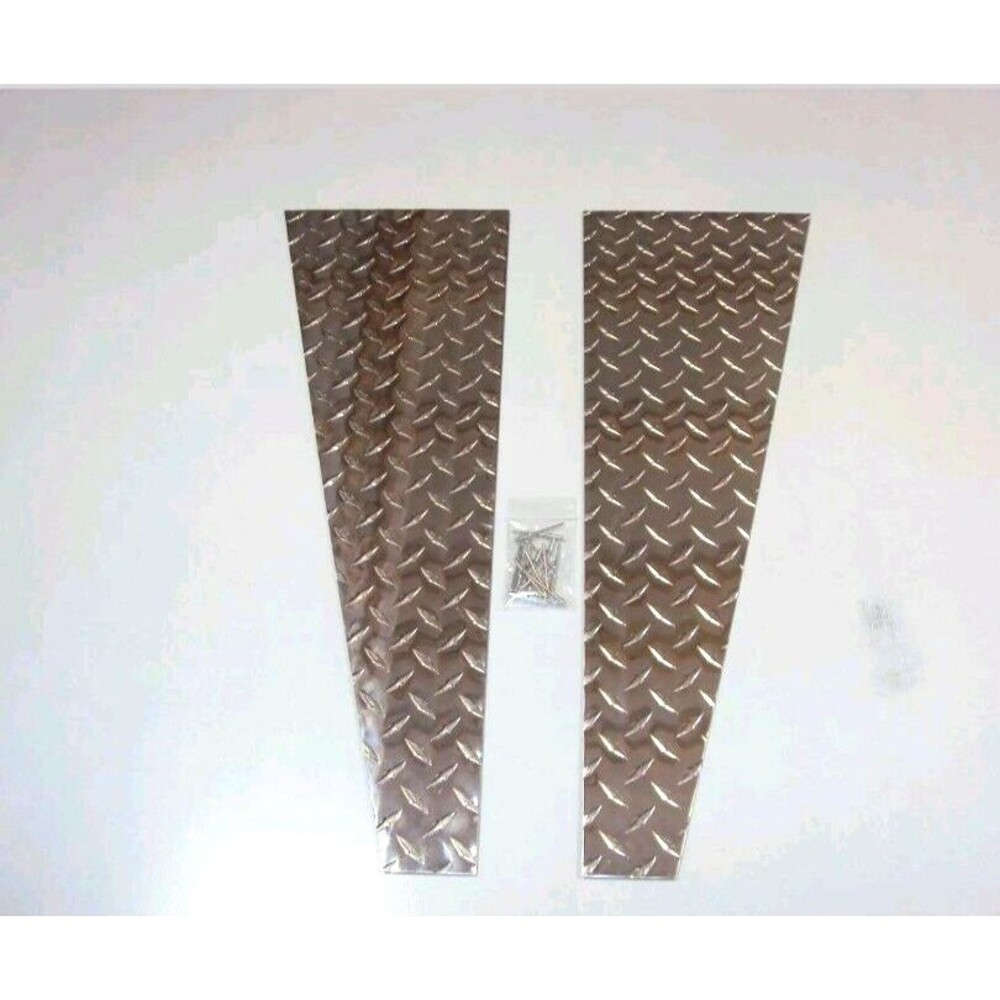 Fits 1987 to 1995 JEEP YJ Wranger Fender Top Covers Diamond Plate MADE in USA